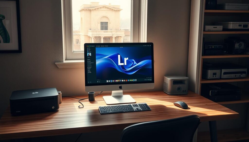 quarto escritorio com pc imac